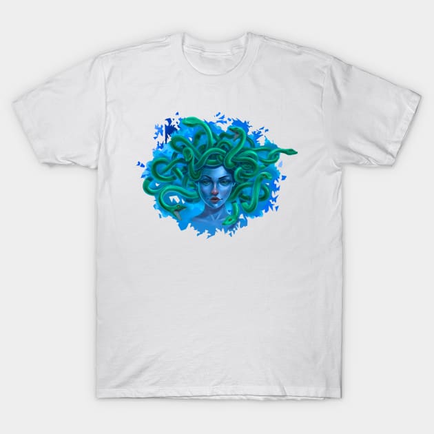 Medusa T-Shirt by Dorian Bakalov